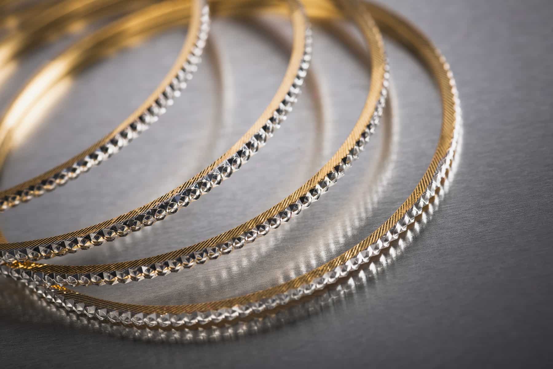 Close-up of bangles
